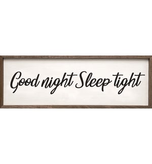 Good Night Sleep Tight White